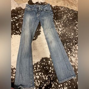 Rock N Roll light wash denim bootcut jeans 26 X 34